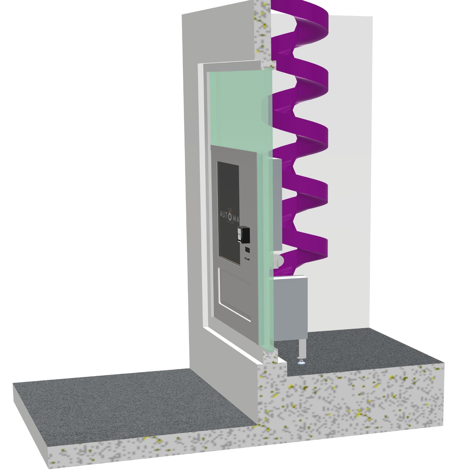 Modernes 24/7-Self-Service-System (Terminal)